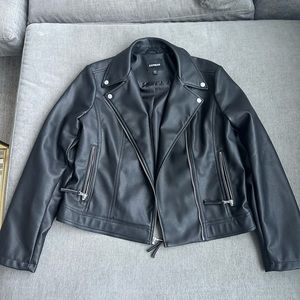 Express faux leather jacket women’s XL